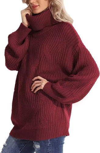 Women turtleneck sweater - turtleneck,