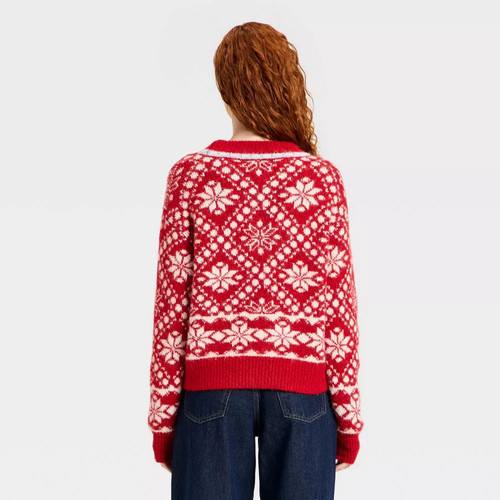 Women cozy alpine snowflake - women's,